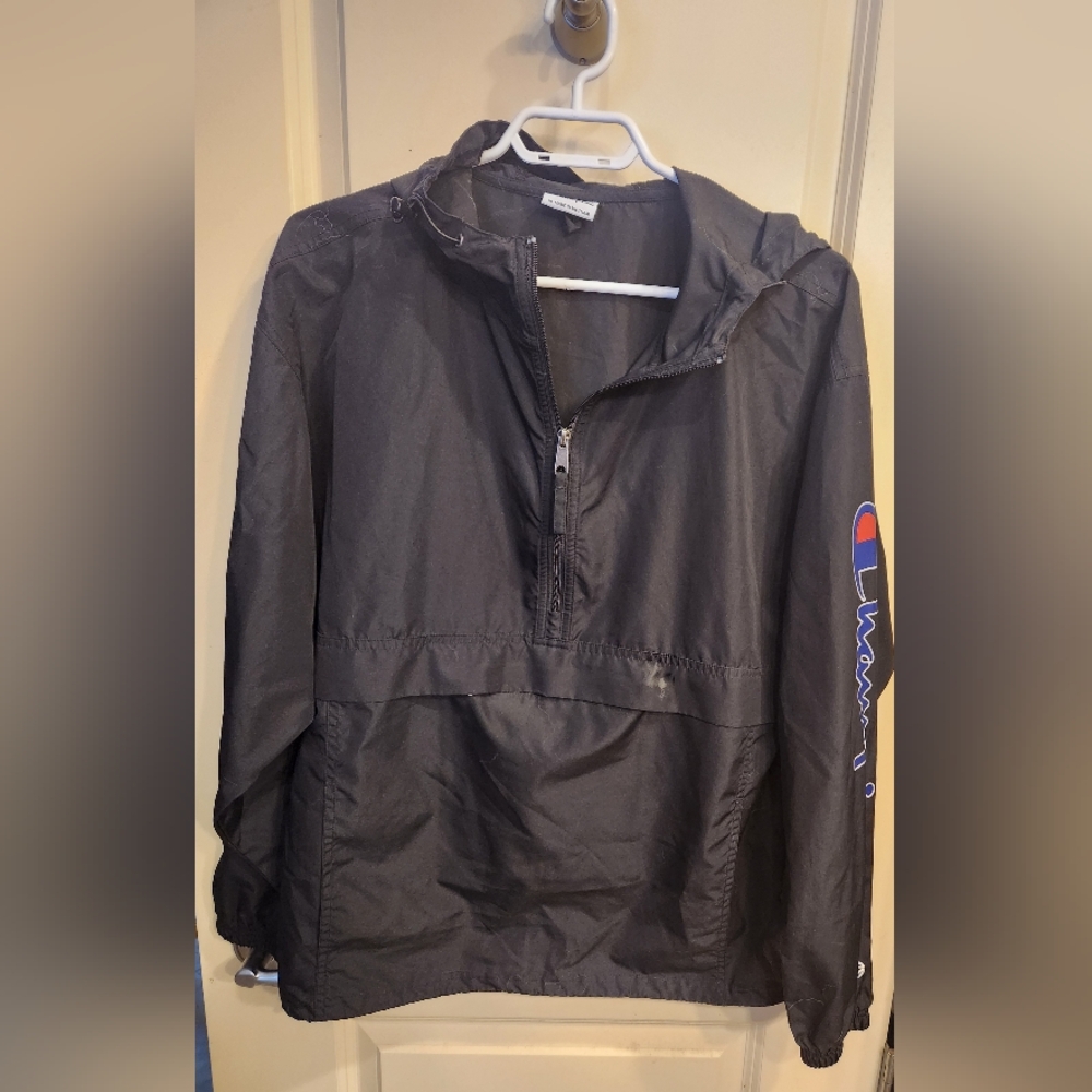 Champion hooded packable windbreaker